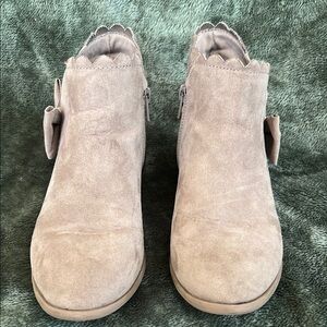 Girls Tan Ankle Boots